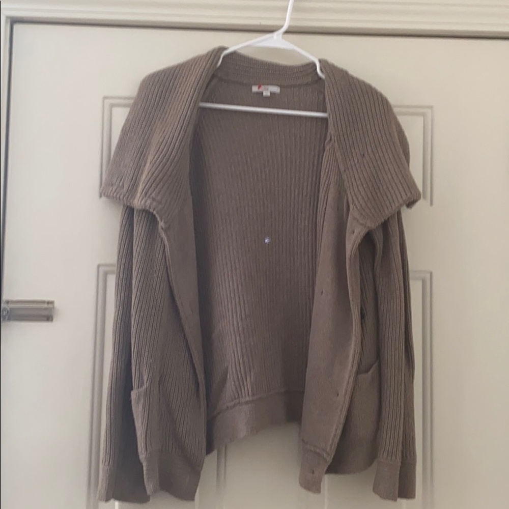 Tan Knit Gap Cardigan